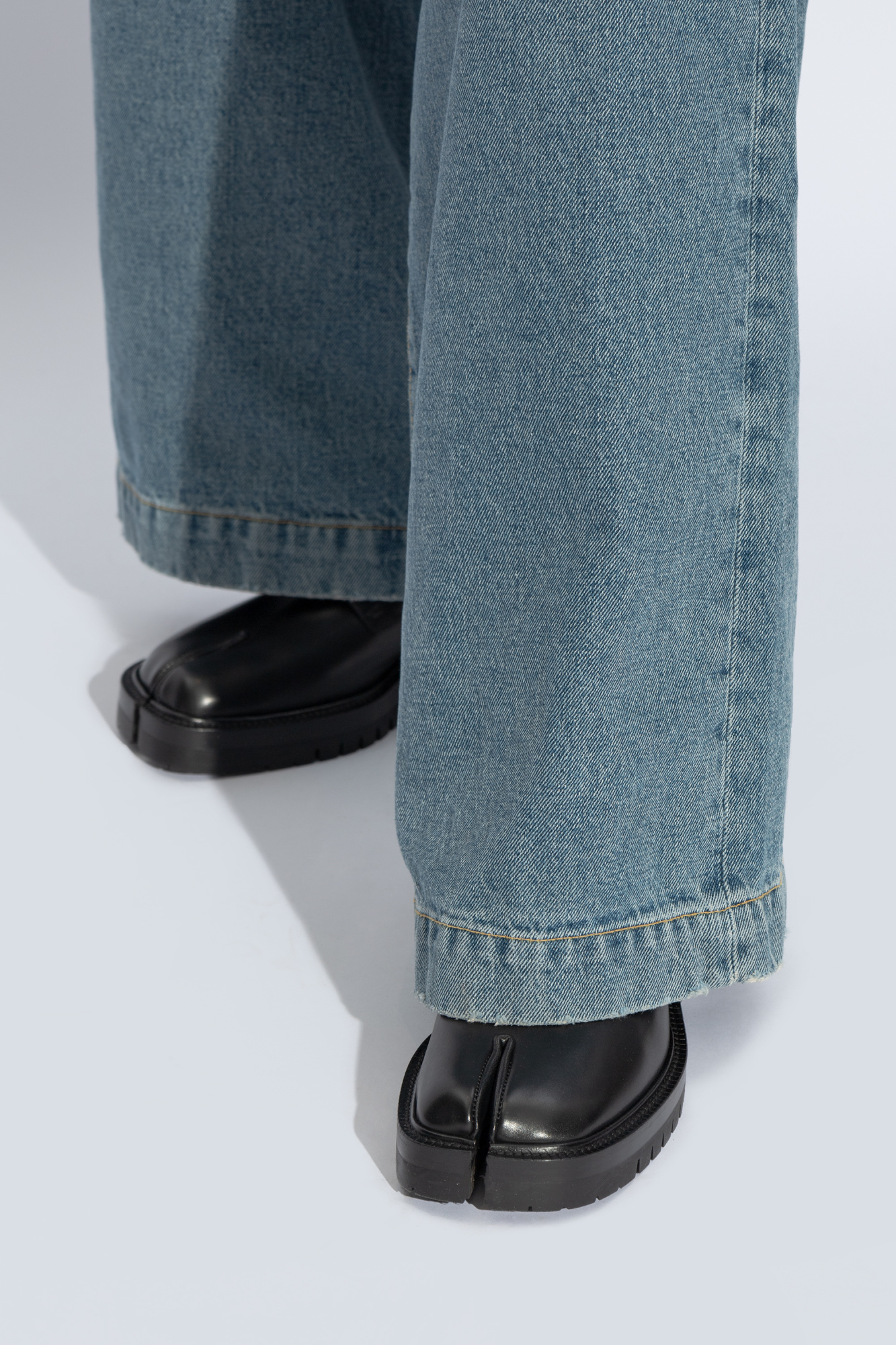 Maison Margiela Leather `Tabi` shoes | Women's Shoes | Vitkac